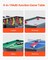 4-in-1 Combo Game Table Set, 48" Air Hockey Table, Multi Combination Table with Air Hockey, Pool Billiard, Foosball, Ping Pong, Pushers & Pucks, Sports Arcade Table for Family Game Room Office